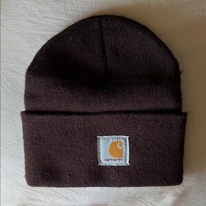 NWOT Carhartt Dark Brown Knit Beanie
